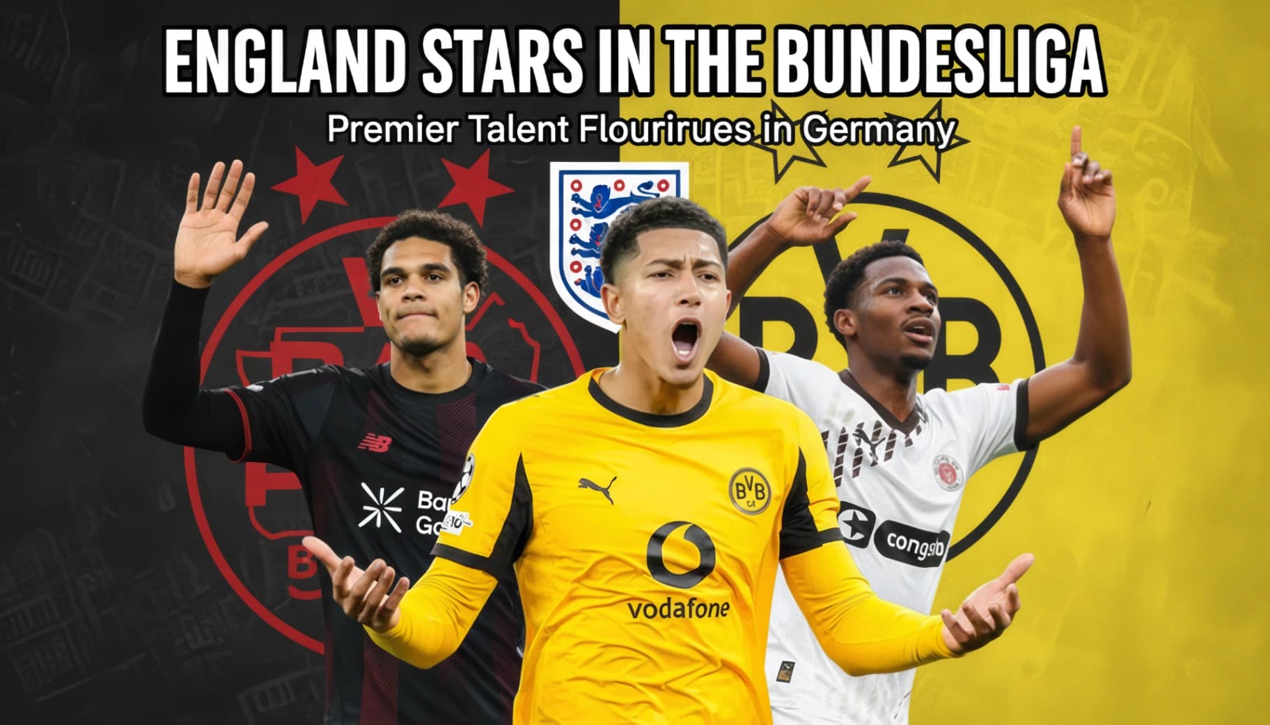 Current England Players in the Bundesliga 2025/26 | Complete List